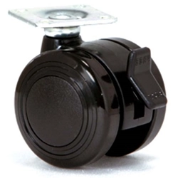 vendita online Ruota avo gomma diam.50 con piastra girevole e freno art.172bis Ruote per Arredamento Avo